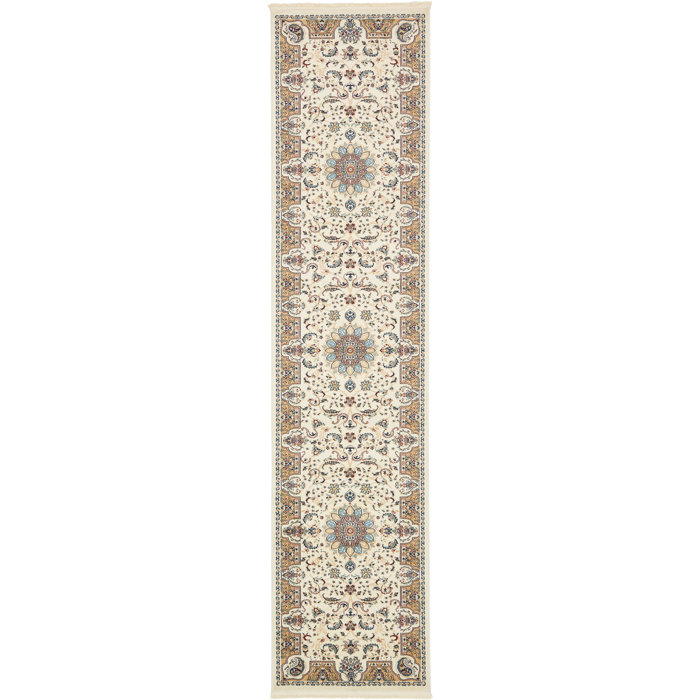 Astoria Grand Jackson Oriental Ivory Area Rug & Reviews Wayfair